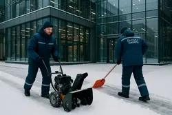 Уборка снега фото1