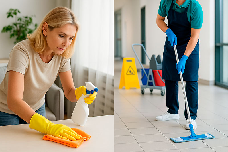 Чем клининг отличается от уборки