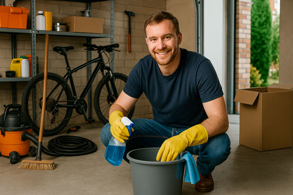 Уборка в гараже за один день