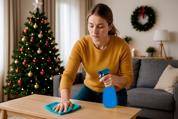 Уборка перед праздником