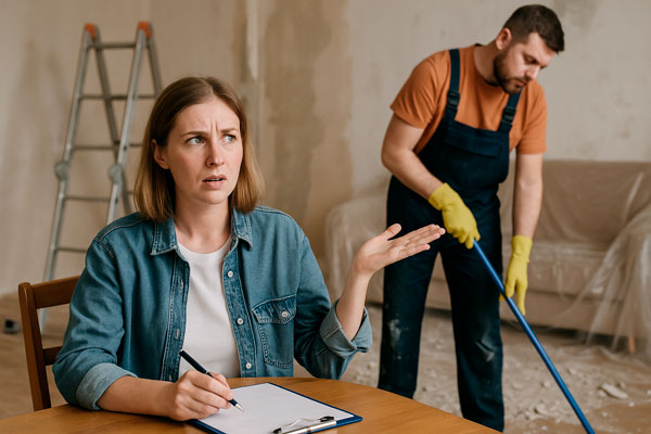 Вопросы про уборку после ремонта