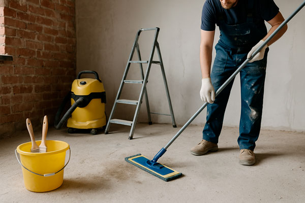 Зачем нужна уборка после ремонта?